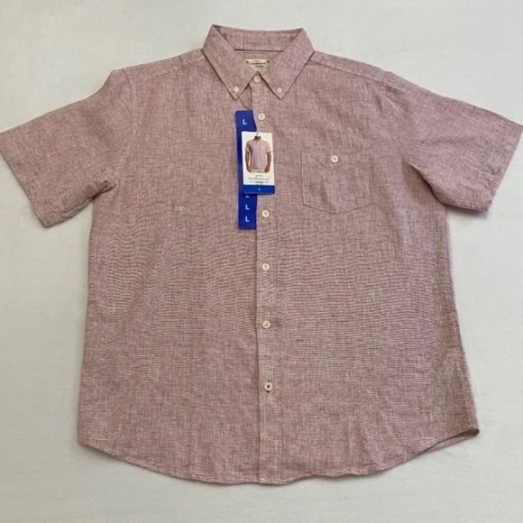 Weatherproof Pink Casual Button Down Shirt Lightweight Cotton - Picture 7 of 16